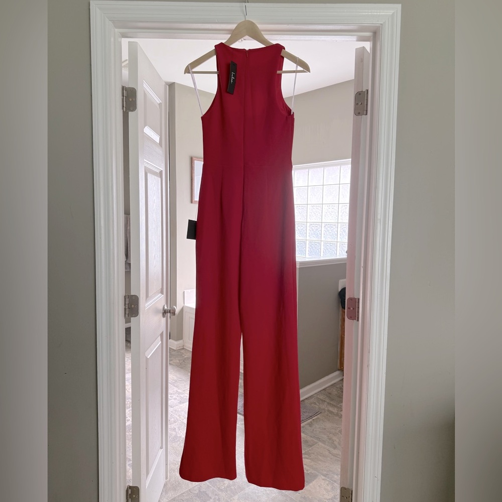 LuLus *NWT* Enticing Red Jumpsuit